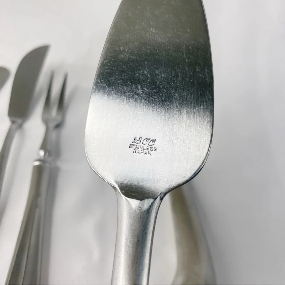 Supreme Cutlery Stainless Japan 6 Piece Assorted Cheese Knife Set